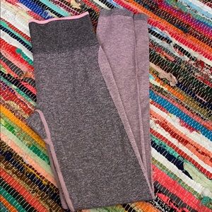 Pink Seamless leggings